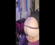 Britney fucks herself with a 15 inch Double toy. from 15 anal