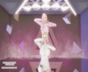 [MMD] Red Velvet - Naughty Ahri Seraphine Sexy Hot Kpop Dance League Of Legends 4K from indian hot dance video