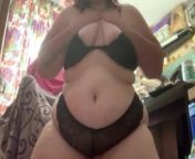 BBW Cutie - Check out my new lingerie! Lace panties and bralette from deb naoak