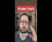 Bitcoin price update 18 July 23 with stepsister from alizeh shah