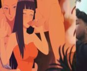 Horny Naruto uses clones and fucks Hinata from elena anaya x