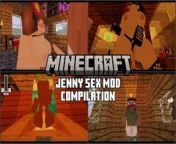 All sex scenes COMPILATION | Minecraft - Jenny Sex Mod Gameplay from bee mod minecraft