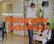 Asian model gets fingered by photographer during photoshoot - BTS from Photographer Fucks Model from desi cute model photoshoot