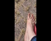 Anklet socks garden walk. Grass is dry so a little bit of cracking under my feet.🥰 from anklet feet femdom in telugu mo